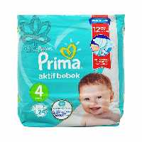 پوشک بچه نوپا 24 عدد سایز 4 پریما پمپرز - pampers