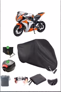 چادر موتورسیکلت مشکی HONDA CBR 1000 RR قفل عقب سازگار با آب برقی موتور سیکلت Breen
