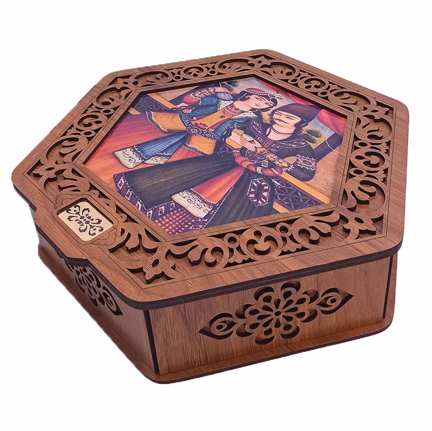 جعبه پذیرایی مدل گلشن طرح شاهان