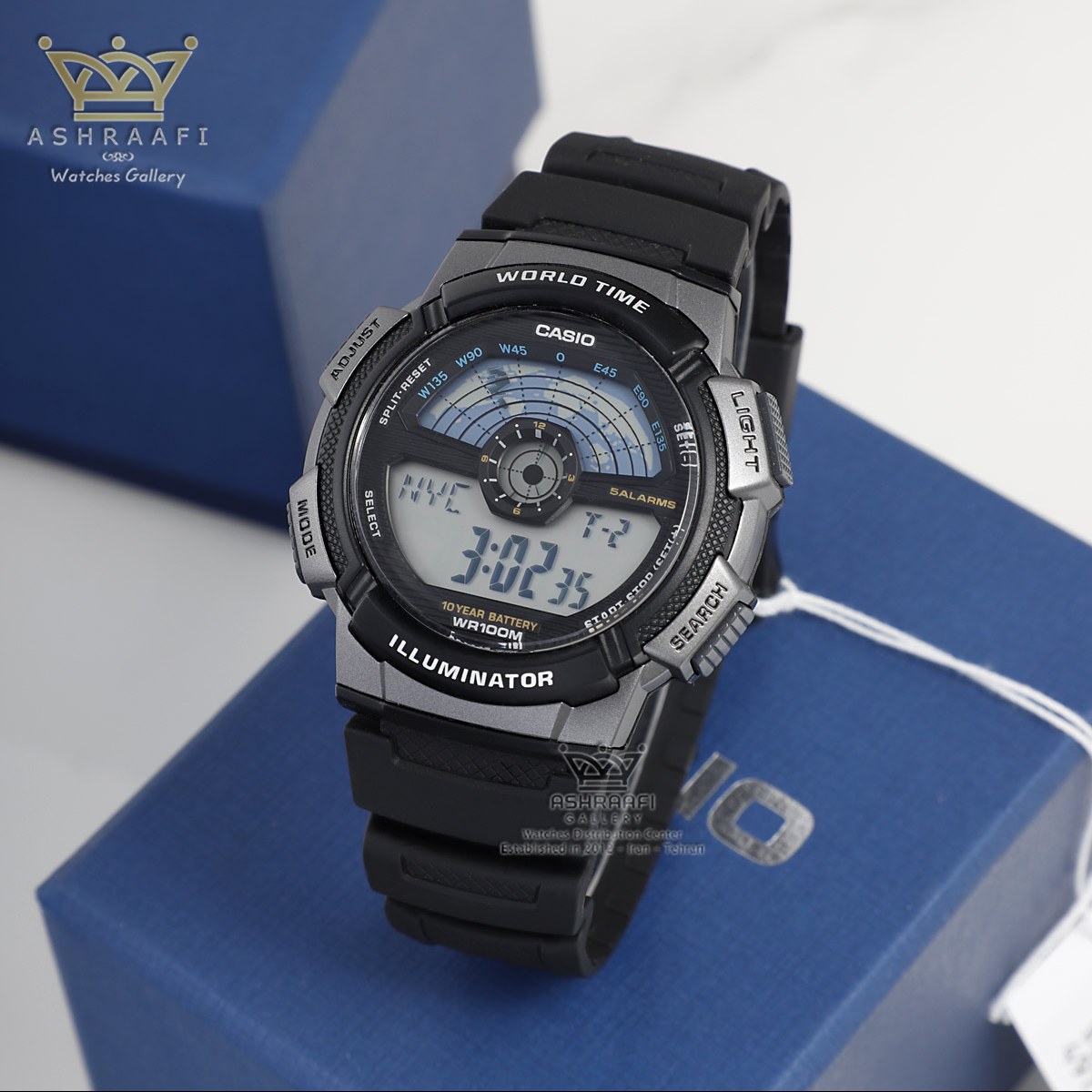 ساعت کاسیو دیجیتال مدل Casio AE-1100W-1AV