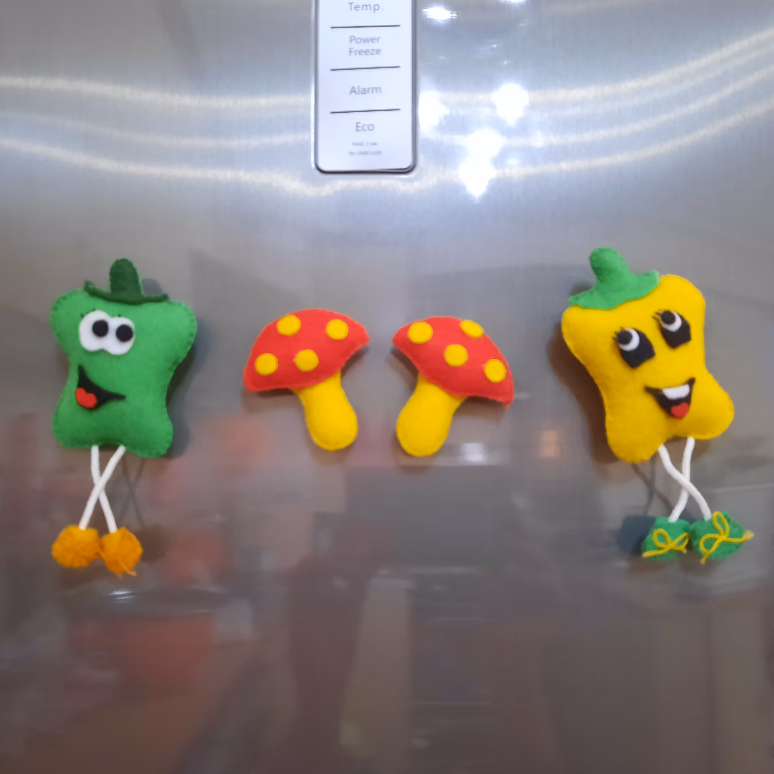 فلفل دلمه ای و قارچ مگنتی مناسب یخچال هود