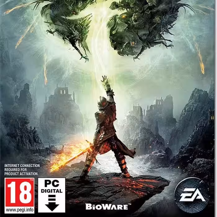 بازی کامپیوتری دراگون ایج DRAGON AGE INQUISITION گیم مخصوص کامپیوتر PC دی وی دی سی دی بازی