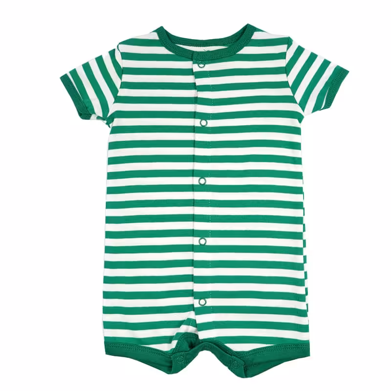 رامپر پسرانه طرح سبز راه راه کارترز Carters