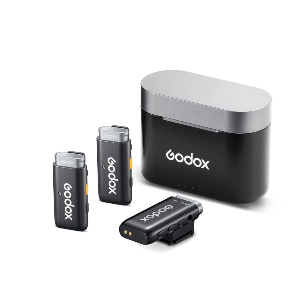 میکروفون بیسیم یقهای گودکس Godox WEC 2-Person Wireless Microphone