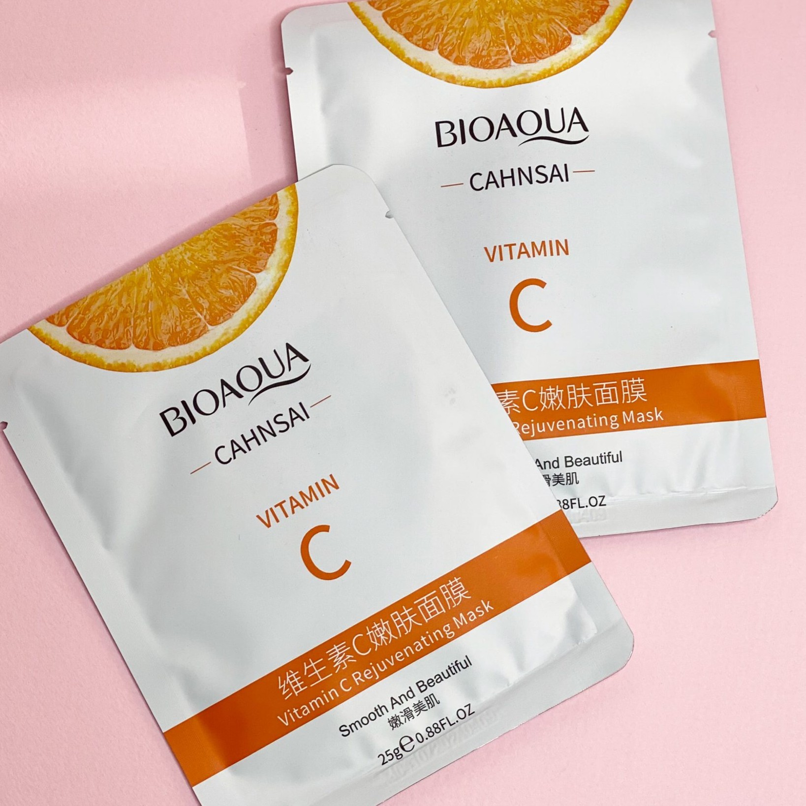 ماسک ورقه ای ویتامین سی بیوآکوا پک ده عددی