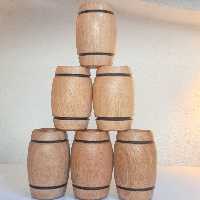 شات قهوه چوبی