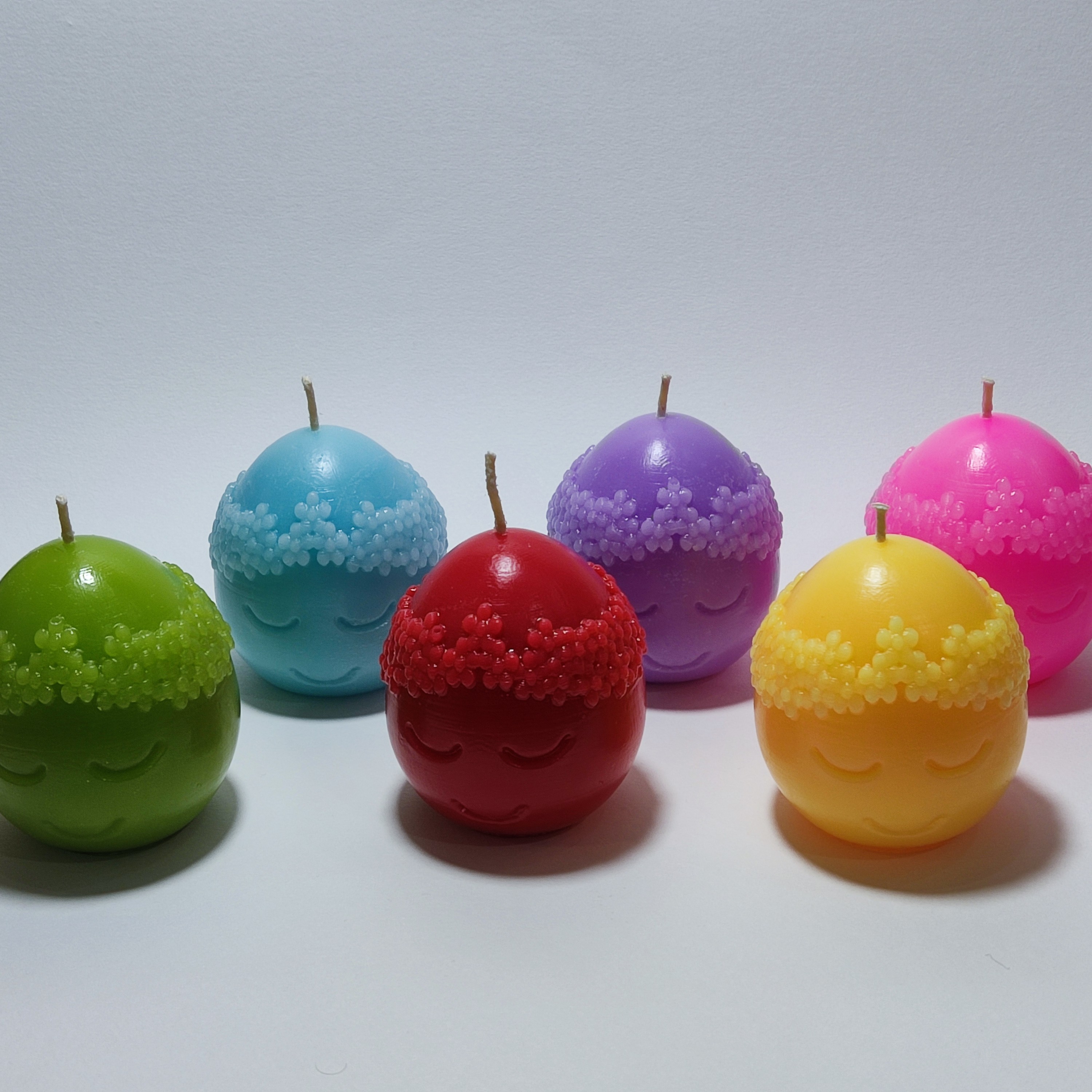 شمع تخم مرغ سربند دار