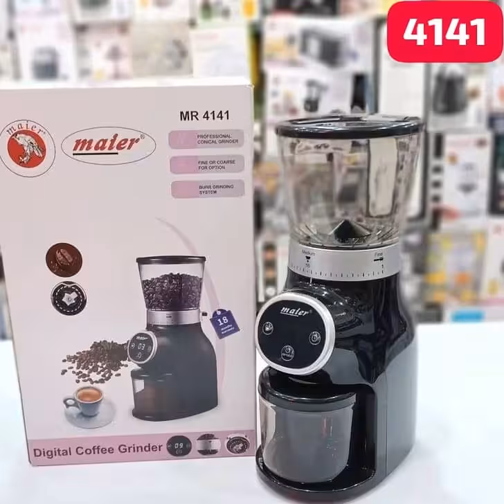 آسیاب قهوه برقی مارک مایر4141 لطفا قبل ازثبت موجودی وقیمت بگیرید