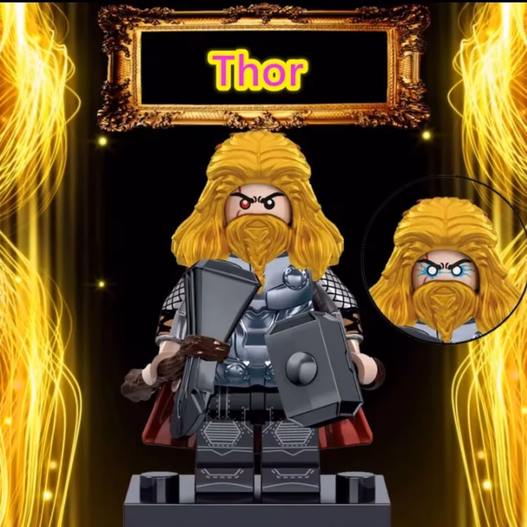 لگو کمیاب ثور  با پتک