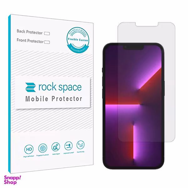 محافظ صفحه نمایش شفاف راک اسپیس مدل Hygel مناسب iPhone 13 Pro
