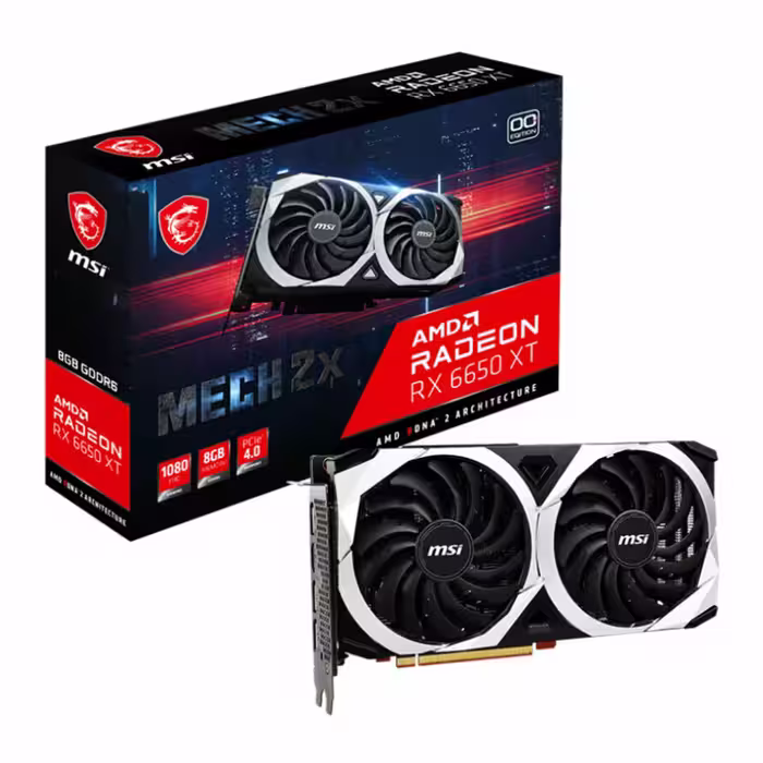 کارت گرافیک ام اس آی Radeon RX 6650 XT MECH 2X 8G OC