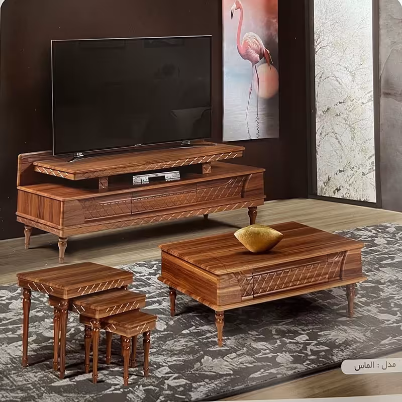 میز جلو مبلی مدل الماس مجموعه 4 عددی(ارسال پس کرایه)