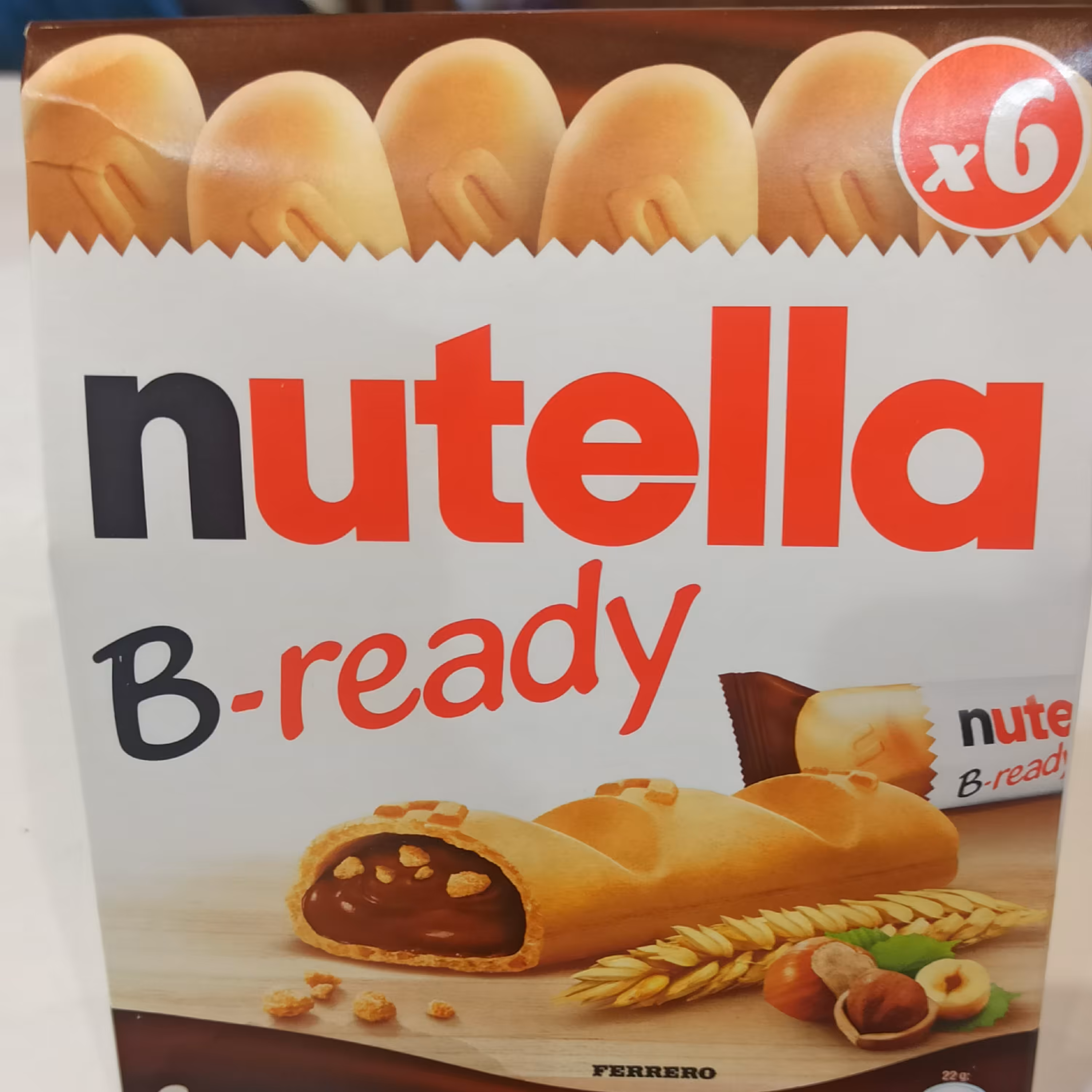 نوتلا b ready ایتالیا 6 عددی اصل