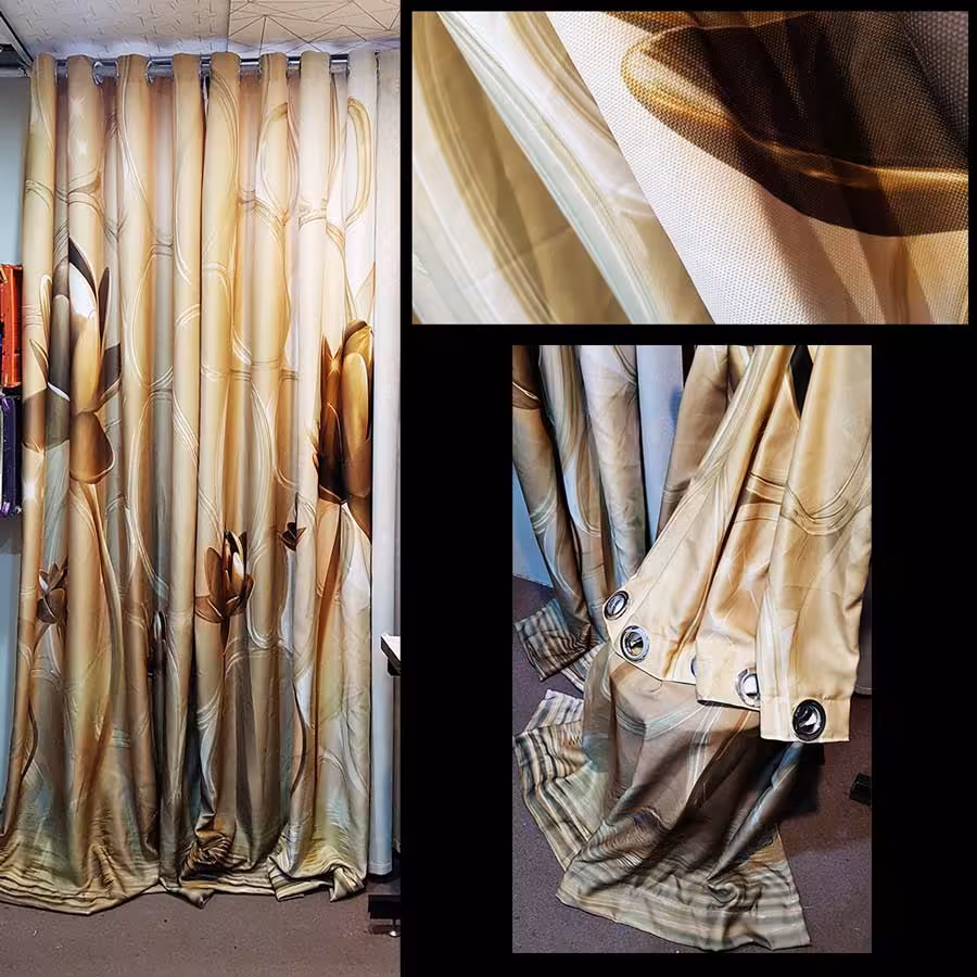 نمونه اجرایی پرده چاپی