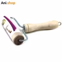 وردنه غلطکی دسته دار چوبی