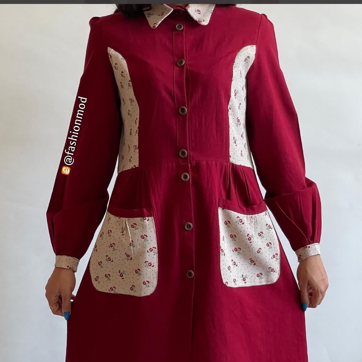 مانتو دخترانه و زنانه با خرج کار گلدار