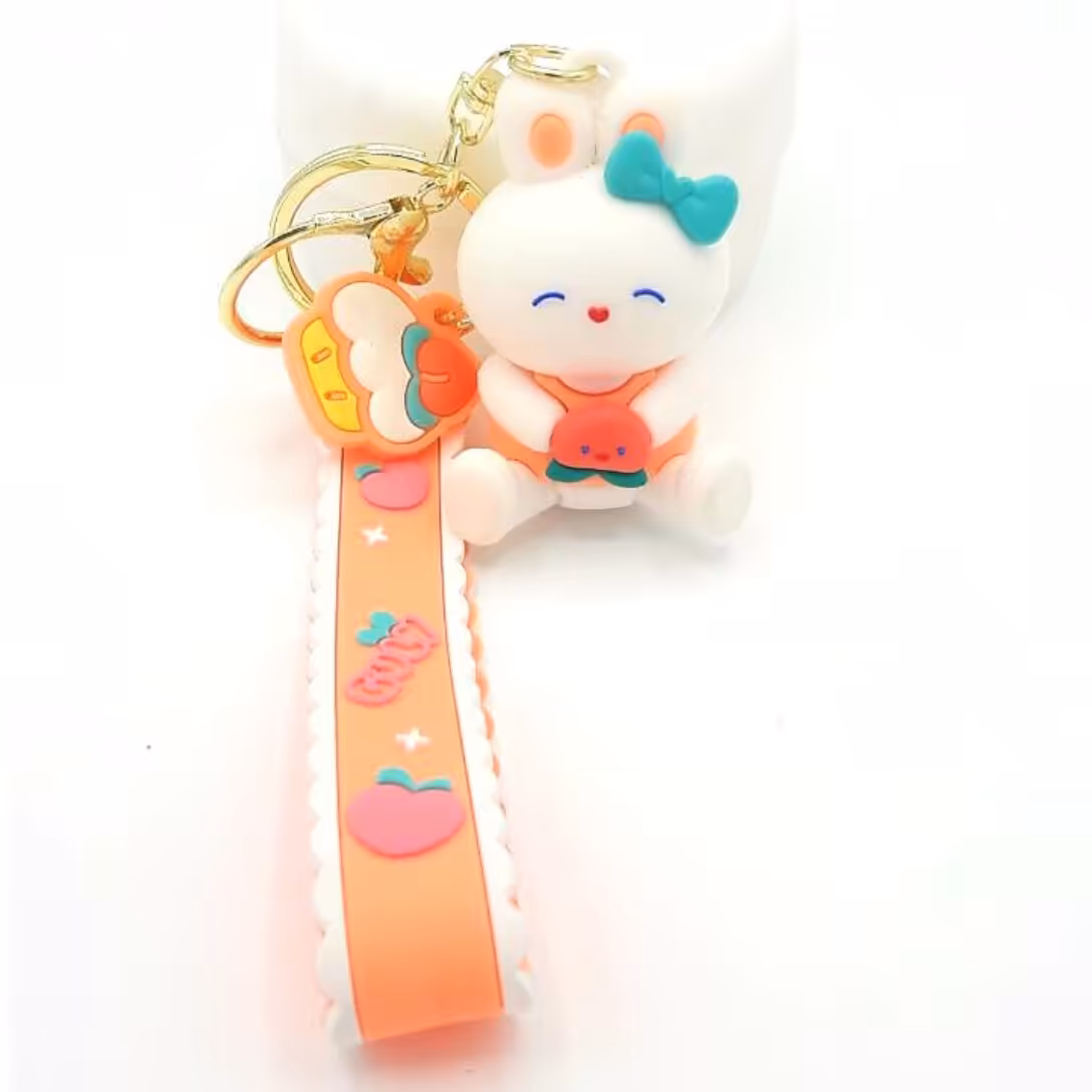 جاکلیدی جاسوئیچی سیلیکونی خرگوش ناز نشسته 