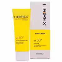 کرم ضد آفتاب رنگی پوست خشک و حساس لیپورکس (Liporex) حجم 40mL