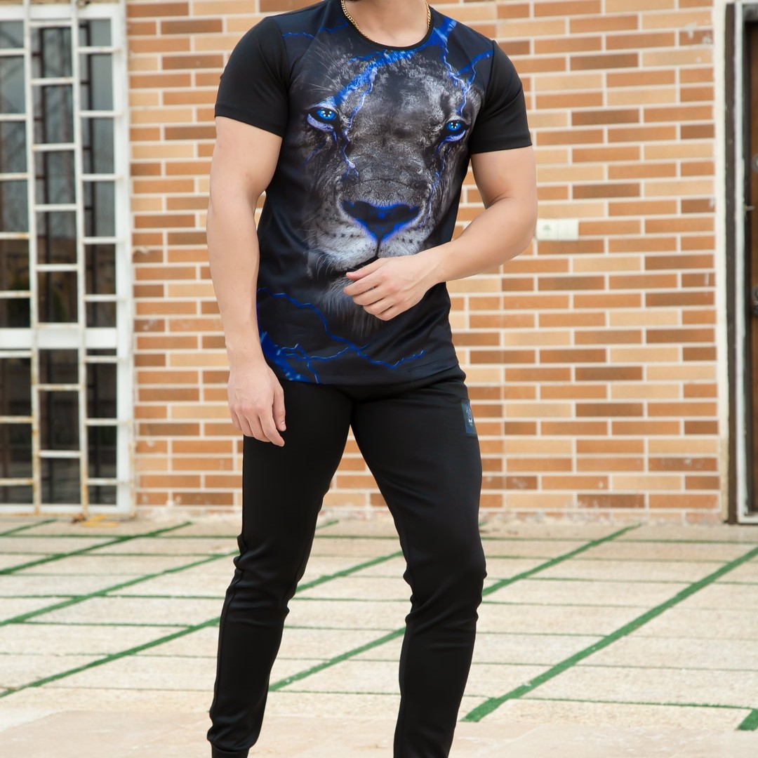 ست تیشرت و شلوار مردانه مدل YBR16