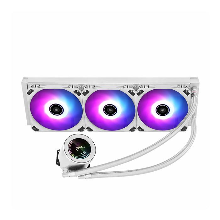 خنک کننده پردازنده مایع اوست GT AVT360 White ARGB
