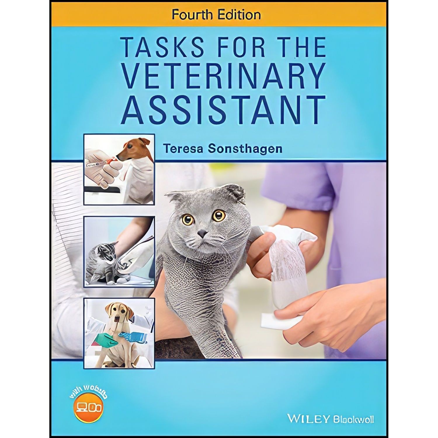 کتاب زبان اصلی Tasks for the Veterinary Assistant اثر Teresa F Sonsthagen