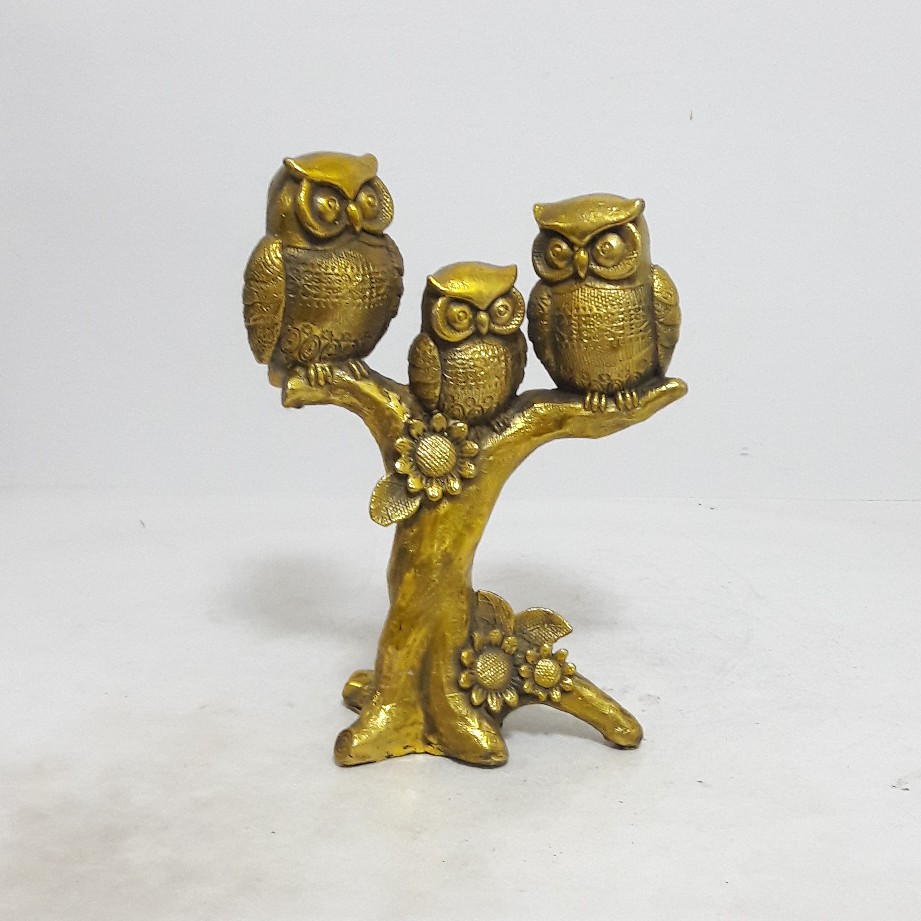 مجسمه جغد برنزی