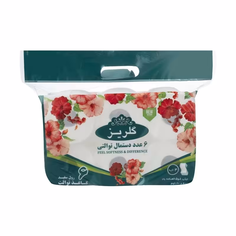  دستمال دلسی گلریز 6 رول 