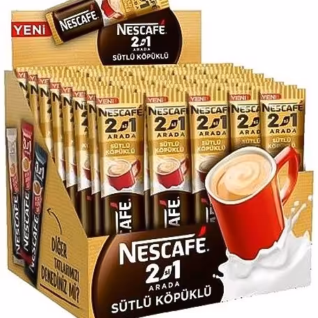 کافی میکس 2 در 1 بدون شکر 48 تایی NESCAFE نسکافه فوری ترکیه