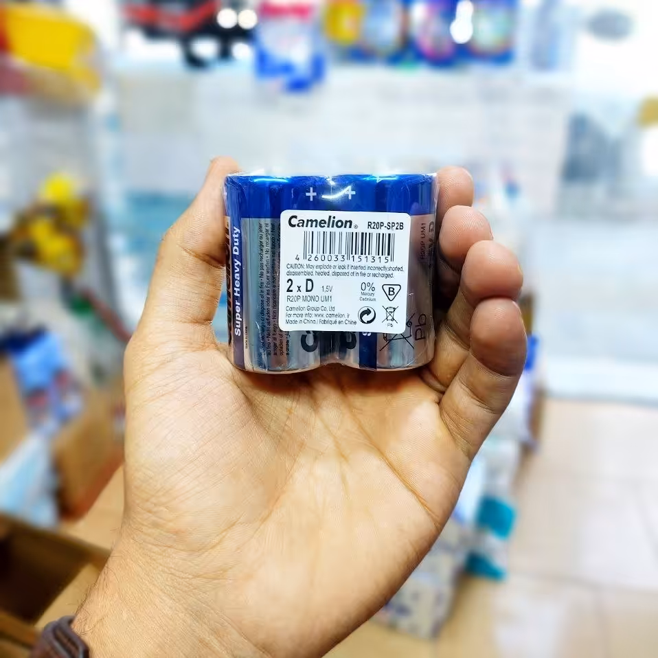 باتری بزرگ (سایز D ) کملیون 2 عددی