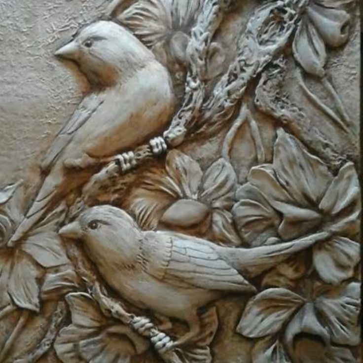 تابلو منبت فاخر پرنده