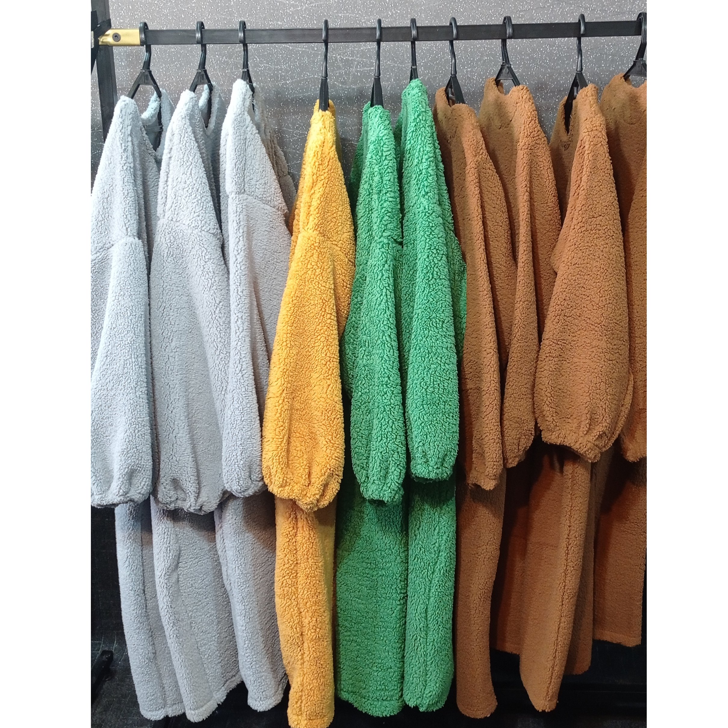  آف زمستانه تدی بلند مانتویی گرم و با کیفیت