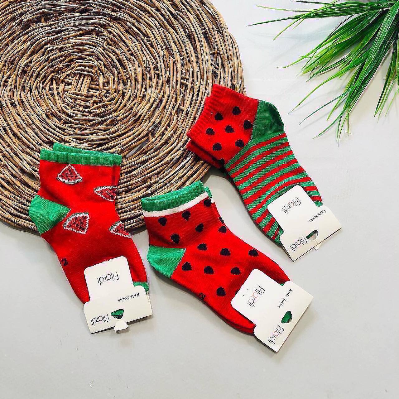 جوراب بچه گانه ( پک سه عددی )