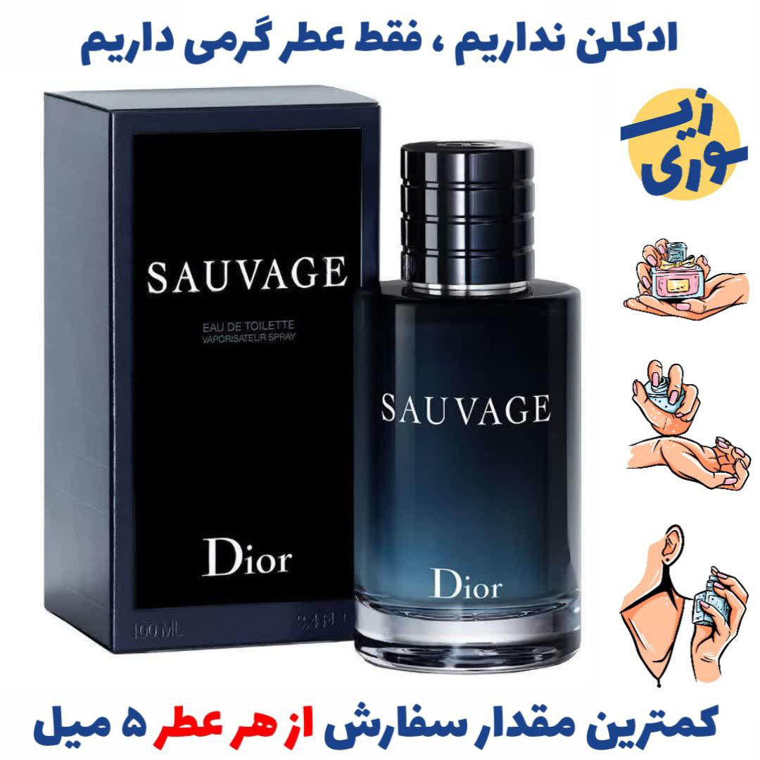 عطر گرمی دیور ساواج مردانه( کیفیت ضعیف) برند لوزی سوئیس