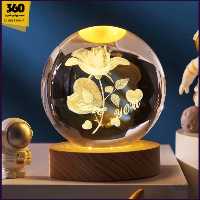 گوی کریستالی گل 6 Q