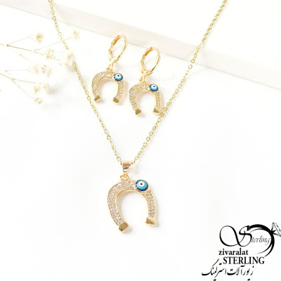 نیمست طرح نعل چشم نظر برند zj کد 7418