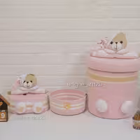 ست سه تکه سبد قیطان.سبدقیطان .قیطاندوزی .قیطان دوزی .سبد خرسی.سبد قیطان خرسی.باکس قیطان. سبد خرسی