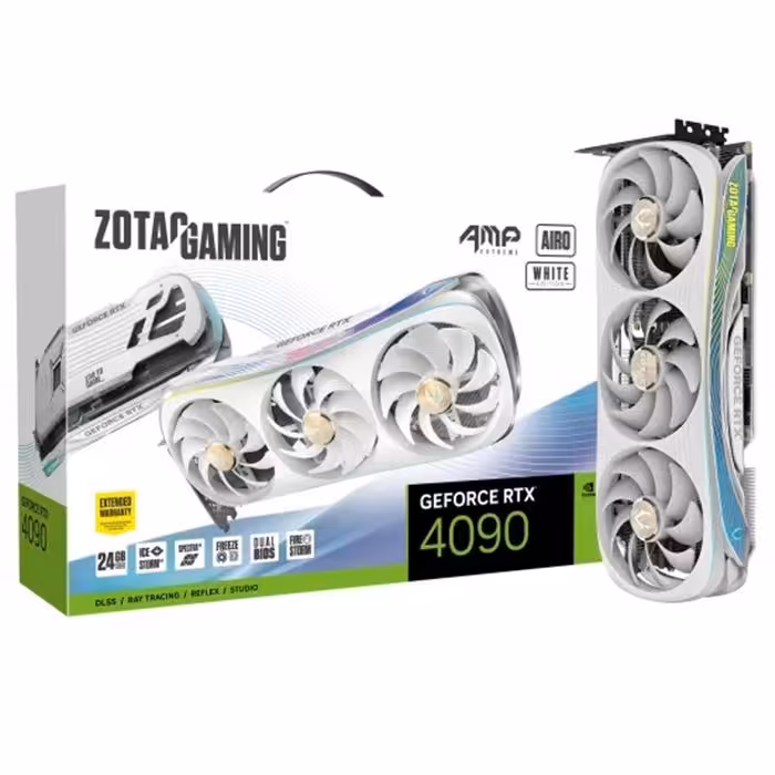 کارت گرافیک زوتک Zotac RTX 4090 AMP Extreme AIRO White Edition 24GB