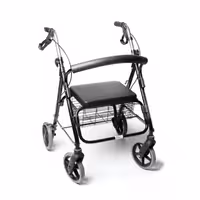 رولیتر آلومینیومی تاشو (واکر چهار چرخ سبد دار) زیکلاس مد