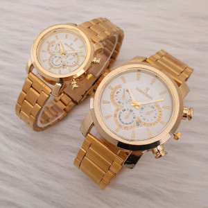 ست ساعت زنانه و مردانه رومانسون طلایی