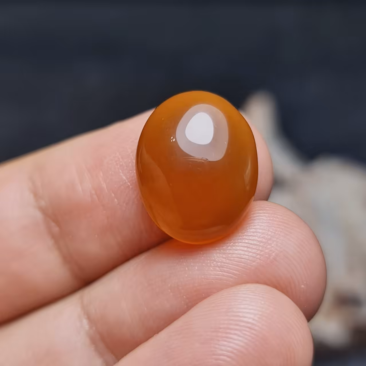  نگین فوق العاده زیبای سنگ عقیق جزع خراسانی اصل معدنی
کد 27195
