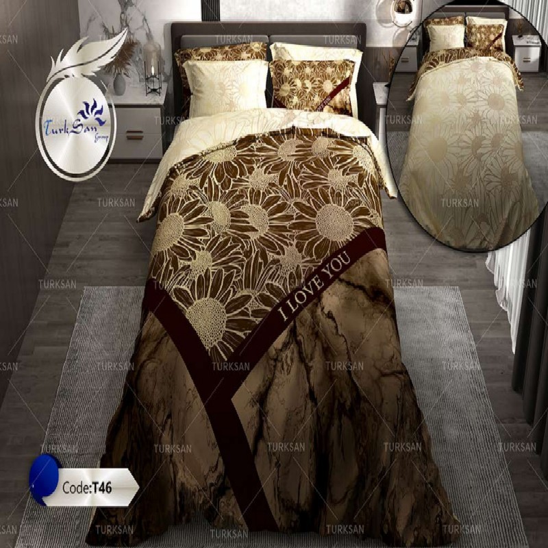 سرویس روتختی ترکسان کد T-46 دونفره 6 تکه دو رو