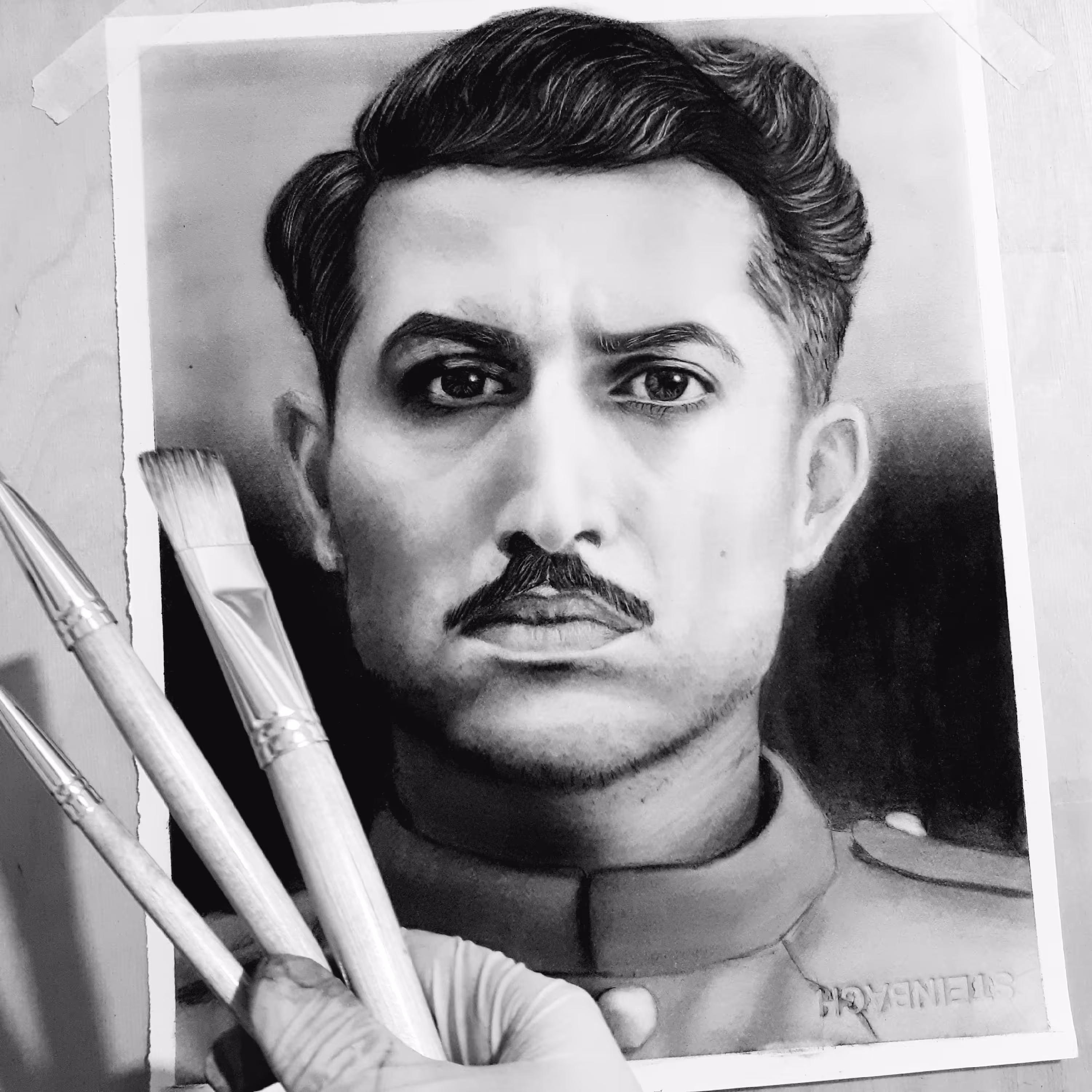 سفارش طراحی چهره سایز a3