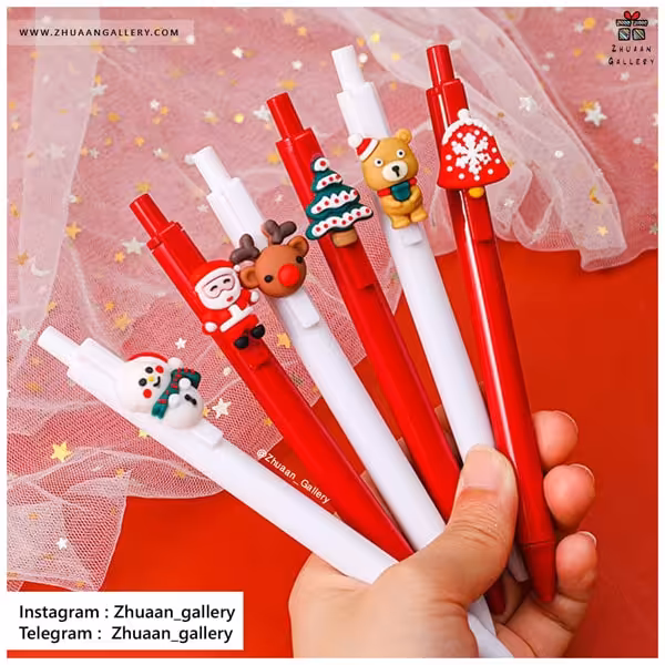 خودکار فشاری Christmas Season کریسمس عروسکی