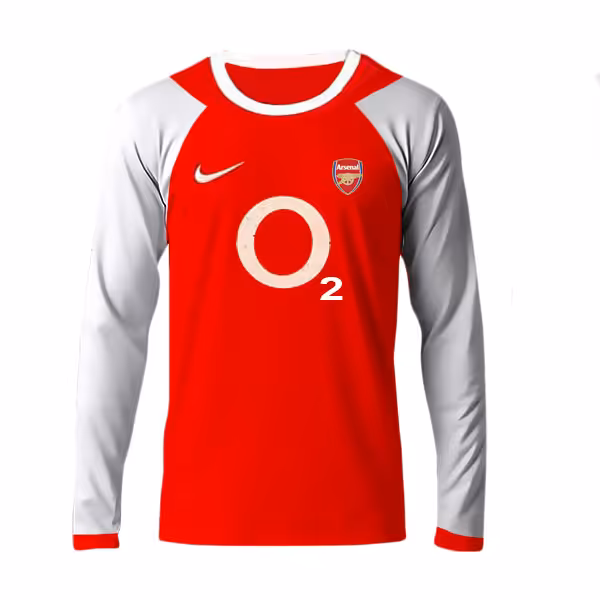 لباس کلاسیک اول آرسنال 2003-2004 (آستین بلند)