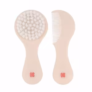 ست شانه و برس کیکابو kikkaboo صورتی طرح گربه