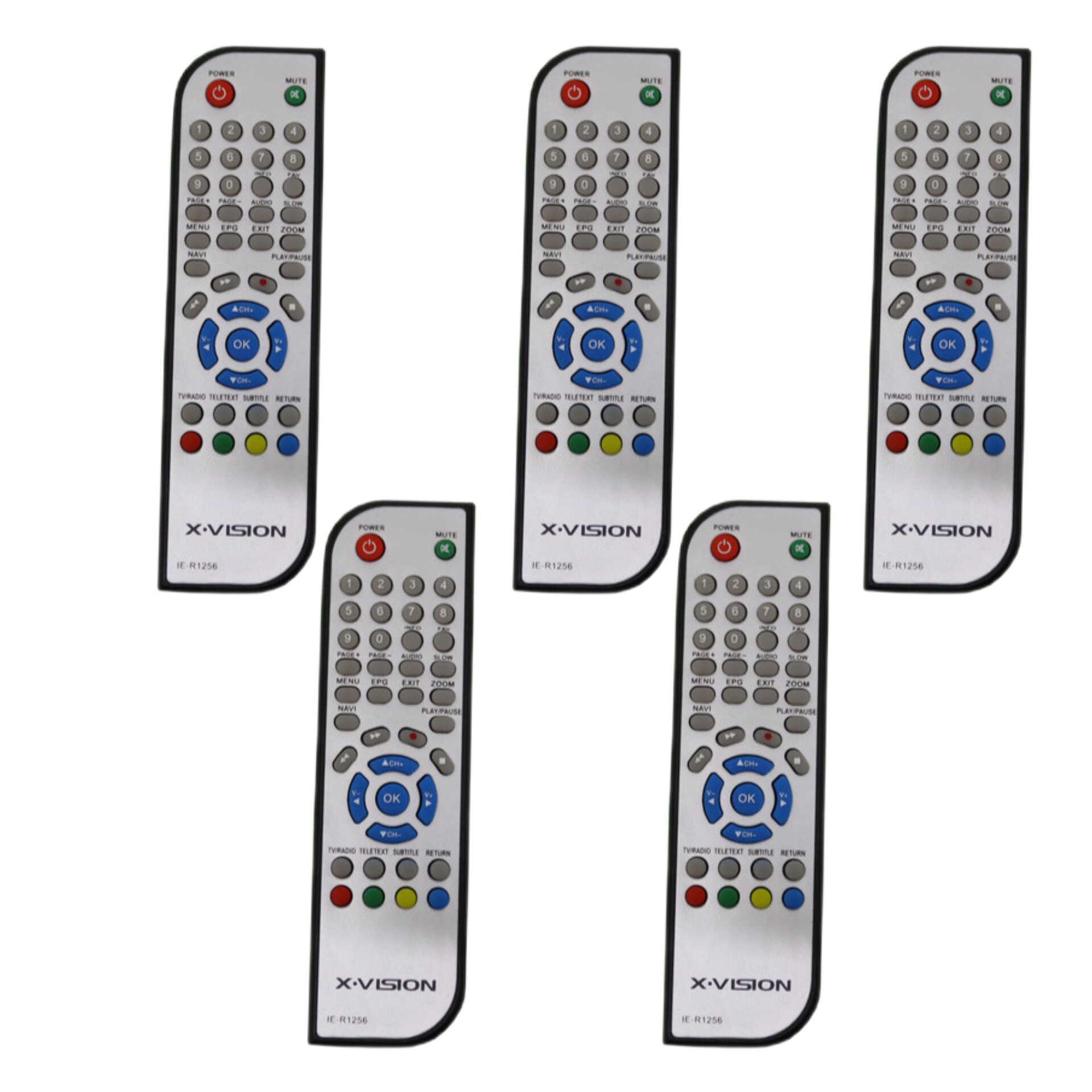 کنترل گیرنده دیجیتال ایکس ویژن XVISION IE-R1256 طرح تکنو
مدل IE-R1256 بسته پنج عددی فروش عمده الکتوبکا کد 1932