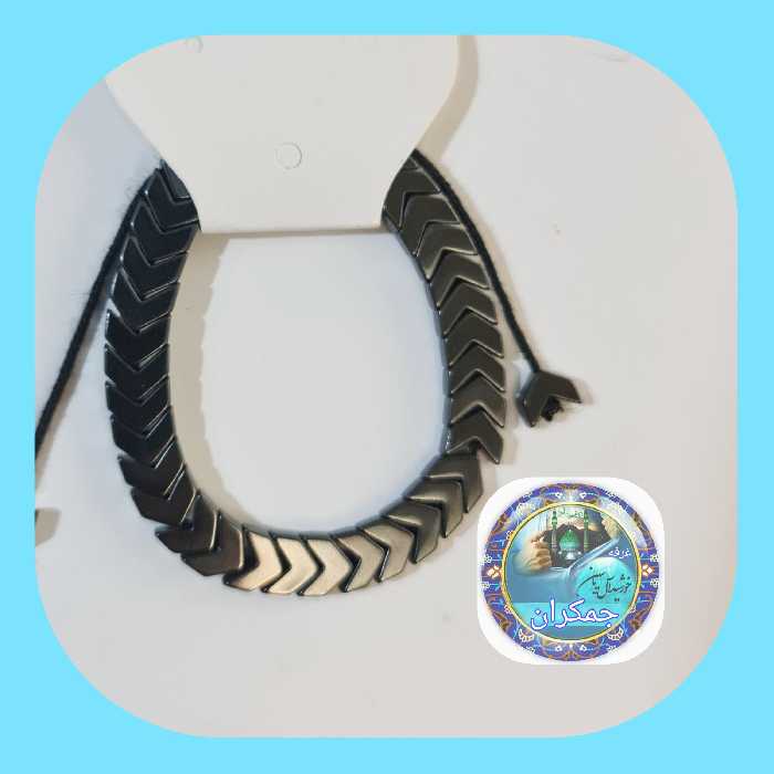 دستبند حدید طرح فلش  (  رنگ دودی )