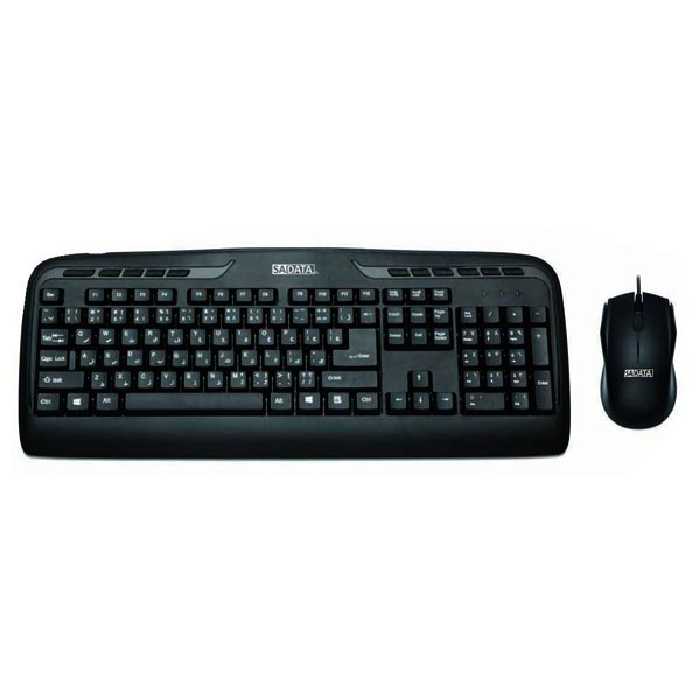 کیبورد و ماوس سادیتا مدل SKM-1554S با حروف فارسی