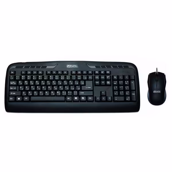 کیبورد و ماوس سادیتا مدل SKM-1554S با حروف فارسی