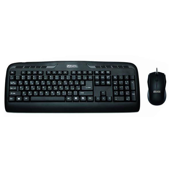 کیبورد و ماوس سادیتا مدل SKM-1554S با حروف فارسی